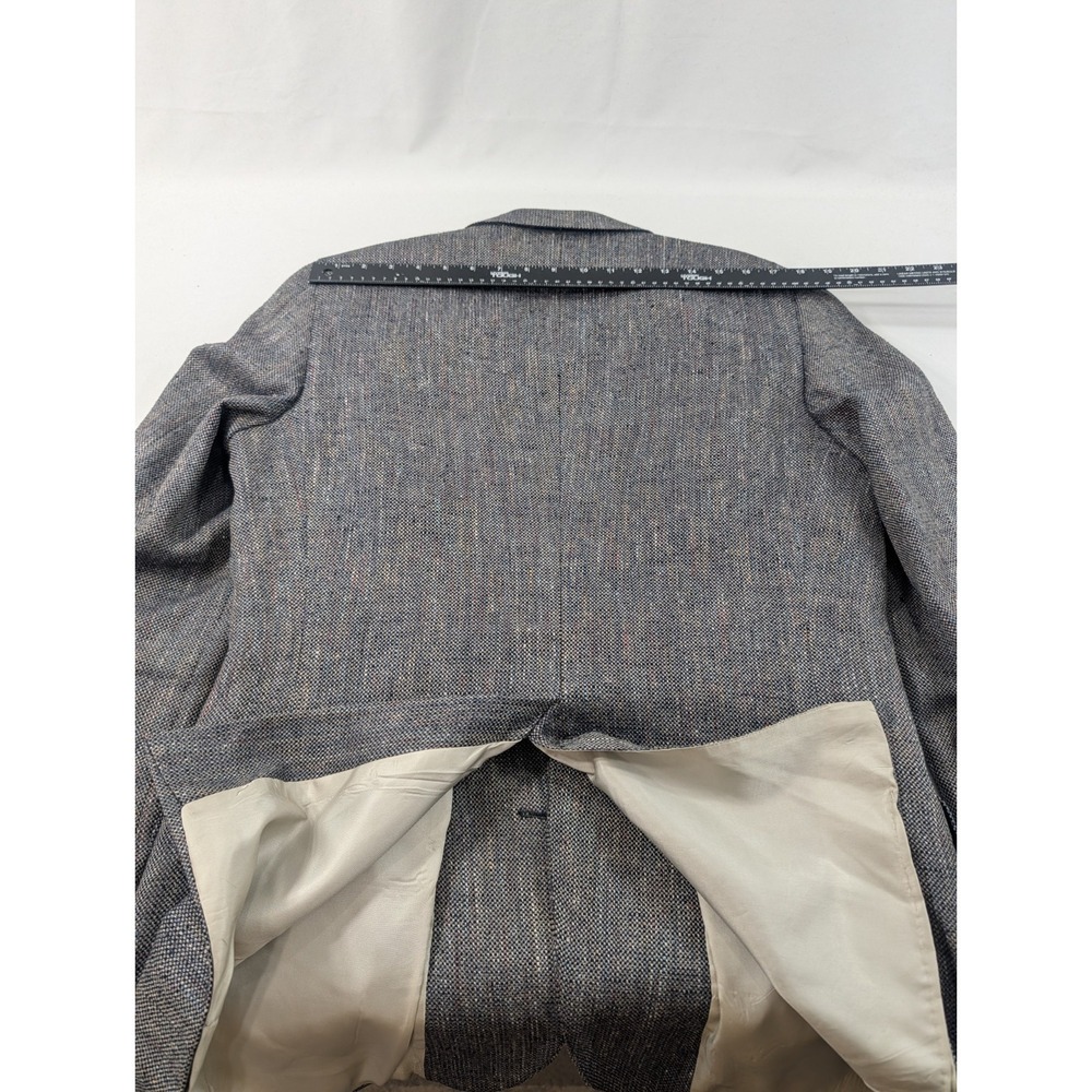 Vintage Polo University Blazer Sports Jacket USA Made Burlap Confetti 40R 42" - Picture 11 of 12